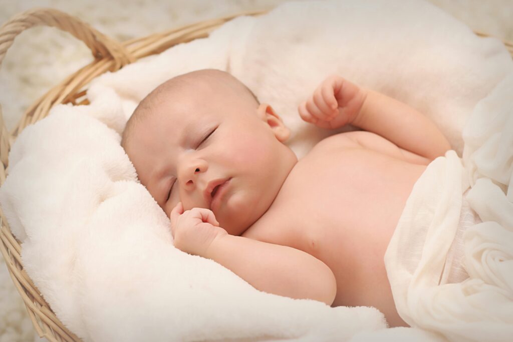 Sleeping newborn